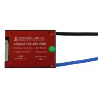 Плата Smart BMS LiFePO4 15S60A 48V 60A