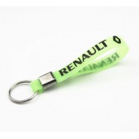 Силиконовый брелок с логотипом Renault. Светится в темноте.