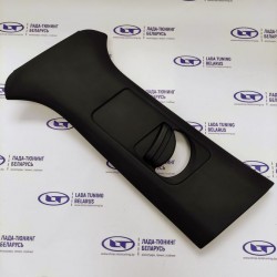 Обивка центральной стойки верхняя левая Vesta Sport (черная) (арт. 8450032763) - Черный потолок 