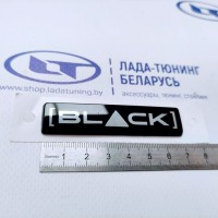 Орнамент боковой (эмблема, шильдик) ''BLACK''  (1 шт.) (арт. 8450034010) - Черный потолок