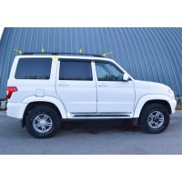 Рейлинги (Чёрный Муар) УАЗ Патриот 2005- | UAZ Patriot