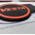 Коврики 4 шт. тоннеля пола оранжевые с неоновым логотипом «Vesta Cross» | Vesta Cross