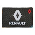 Липучий коврик 13х20см на панель приборов с логотипом RENAULT