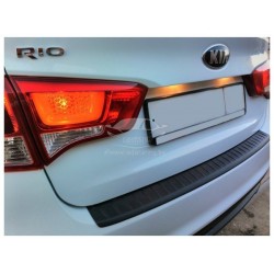 Накладка на задний бампер (АБС) KIA RIO | КИА РИО седан с 2014-2017 г.в.