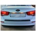 Накладка на задний бампер (АБС) KIA RIO | КИА РИО седан с 2014-2017 г.в.