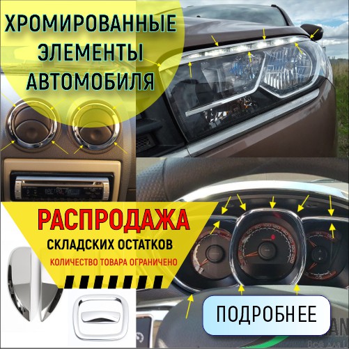 Хромированные элементы